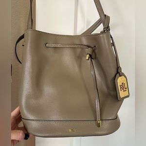 Like New Ralph Lauren Drawstring Purse